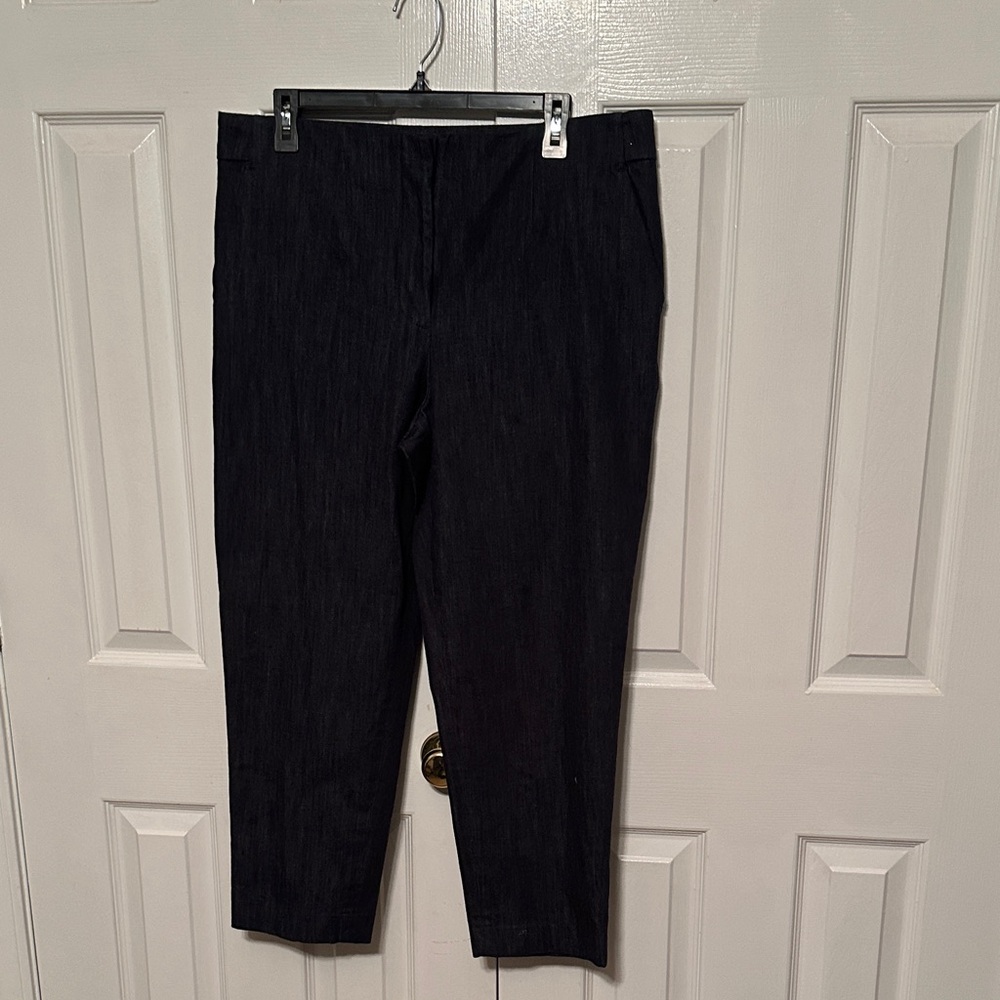 Talbots Dark Wash Denim Ankle Pants